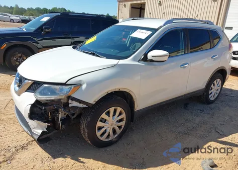 2016 Nissan Rogue S из США, поврежденный, VIN KNMAT2MV4GP735157